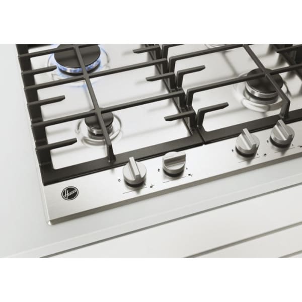 Plaque à Gaz Hoover 4 Feux 60Cm - Inox (HHG6BRK3X) Plaque à Gaz Hoover 4 Feux 60Cm - Inox (HHG6BRK3X)